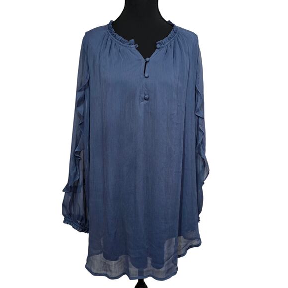 LC Lauren Conrad Prairiecore Layered Blouse - XXL - Picture 3 of 9